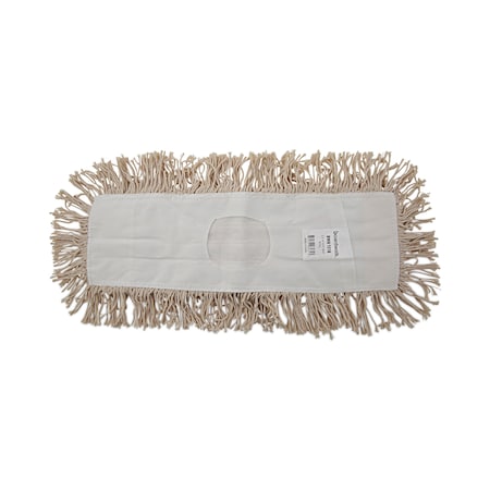 Boardwalk Cut-End Dust Mop, White, Cotton, BWK1318 BWK1318